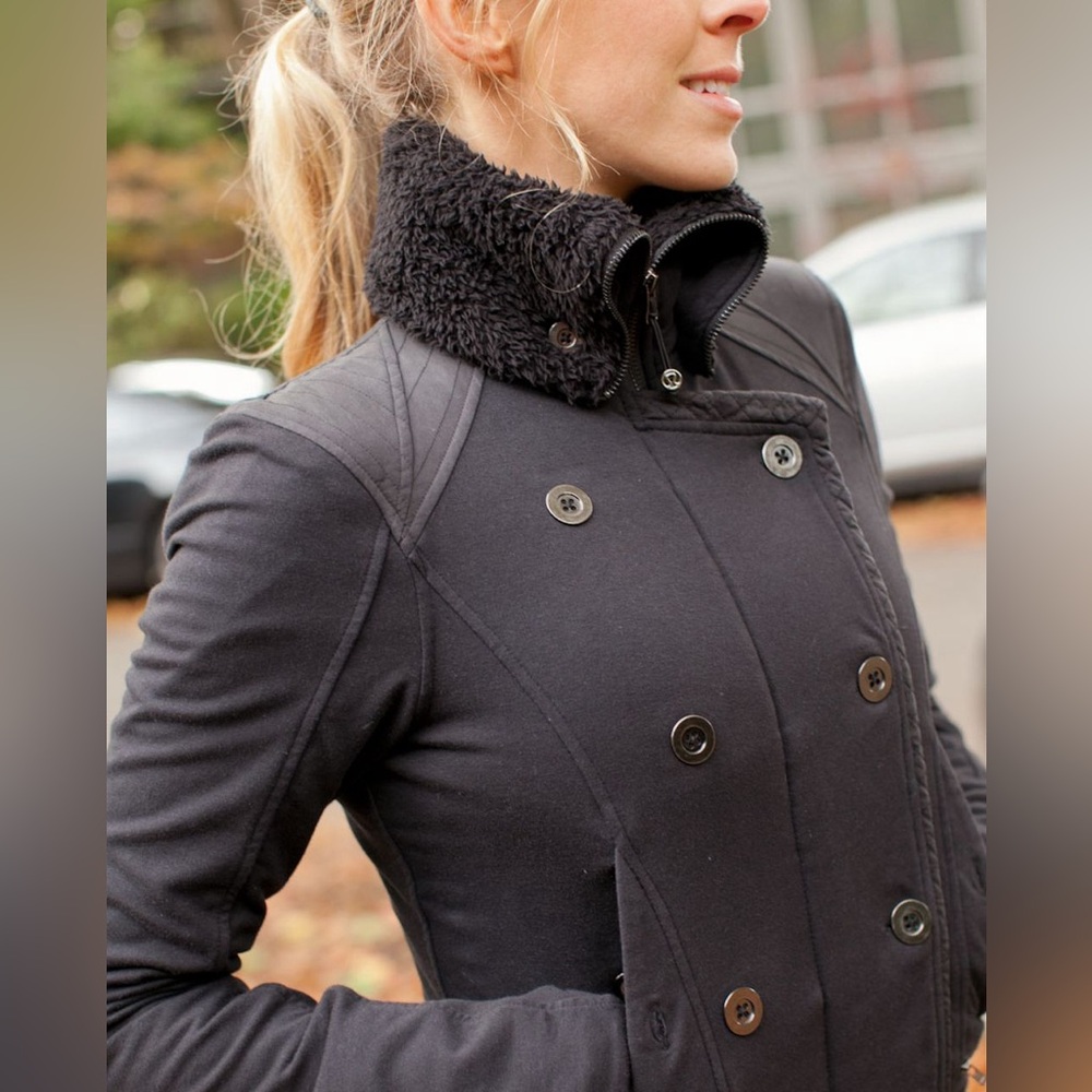 Lululemon Black Cozy Coat 6 - Picture 13 of 15